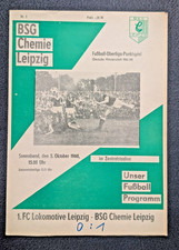 Programm BSG Chemie Leipzig
