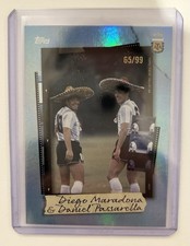 Topps Diego Maradona & Daniel Passarella /99 Topps Focus Argentina