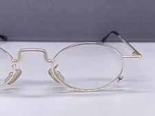 Marion Ramm Brille Damen Rund oval silber kleine Gläser 41 F6