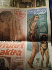 Bildzeitung , 23.Februar 2024, Shakira , Sophia Thomalla