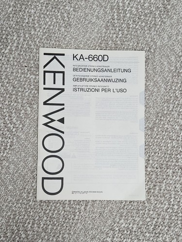 Kenwood 660d - kenwood, ka-660d