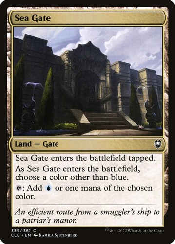 Sea gate dual land - sea, (ex/nm)