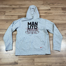 Nike Hoodie Manchester United Herren Größe M grau Pullover - Maße beachten!