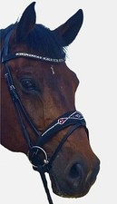 Trense PEARL MULTI Zaum Genick Patches Glitzer Tysons VB WB XF Noriker Kaltblut