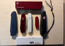 Victorinox Konvolut Taschenmesser, 5 Stück, Verschiedene Modelle