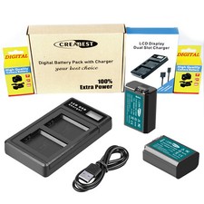 2Pcs NP-FW50 Akku & Ladegerät