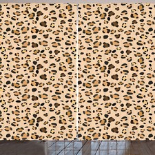 Leopard Rustikale Gardine