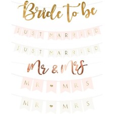 Hochzeit Girlande JUST MARRIED