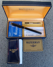 WATERMAN " IDEAL " FULL SET  FÜLLER MIT 18 K / 750 GOLD FEDER
