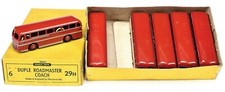 DINKY TOYS 29H ( MECCANO ) *  DEALER SET * DUPLE ROADMASTER COACH ( 6x ) * OVP
