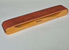 Alter langer Rasiermesser Streich- Riemen Biber