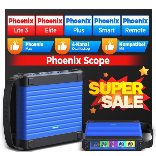 Topdon phoenix scope - topdon, 4-kanal