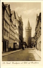 Ak Kassel in Hessen, Alt- Druselgasse, Druselturm,  Gebäude - 4905216