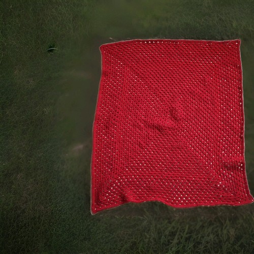 Babydecke rot wolle - babydecke,