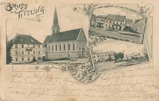 1901,Posthilfstelle Neukirchen, Tittling,BRAUEREI,Passau,Preming,Rothau,Englburg