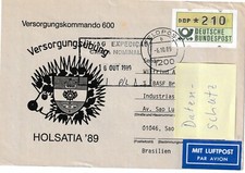 (346) Bundeswehr-Feldpost: 1200 Versorgungsübung "HOLSATIA'89"; Brief 1989
