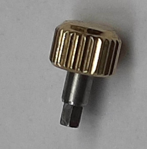 Uhrkrone mit goldener - Ø, mm