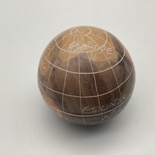 H089 - Weltglobus - Edelstein - Erde - Globus - Welt - Merhfarbig - 6cm