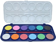 Wasserfarb Malkasten Farbkasten Wasserfarbe Deckfarbkasten Tuschkasten Schule 