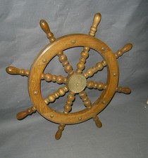 Steuerrad Deko Holz klein -