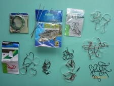 Raubfischhaken (Hecht, Aal, Wels), Qualität !,m. u. o. Vorfach, Köderfischnadeln