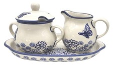 Set 3 Teilig Milch- & Zuckerset - II Wahl - Dekor Insa