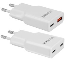 Schnellladegerät 30W Ladegerät USB-C USB-A Netzteil für Smartphone Tablet Handy