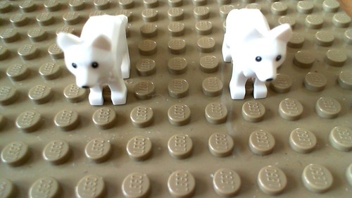 Lego tiere 2x polarfuchs - lego®,
