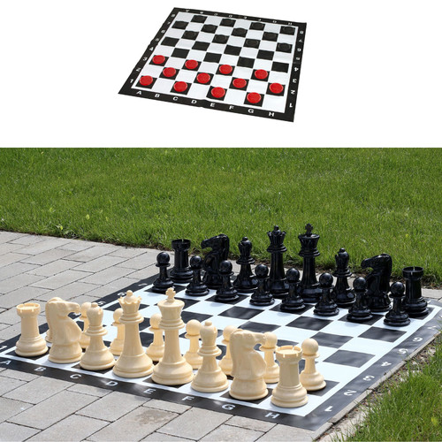 Kleines gartenschach set - kleines, +
