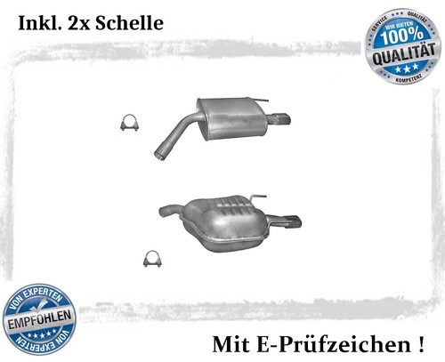 Endschalldämpfer für opel - endschalldämpfer,