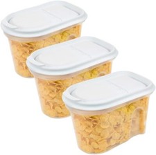 3 Stck Kunststoff Vorratsdose