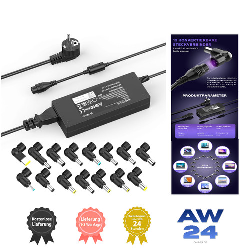 90w universa laptop ladekabel - laptop,