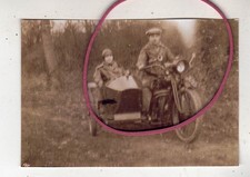 PHOTO FOTO ALTES MOTORRAD MIT