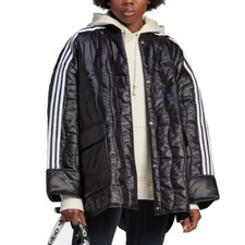 adidas Originals Damen Quilted Jacke Trefoil Steppjacke schwarz Einheitsgröße