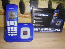 DECT-Komforttelefon mit AB silvercrest blau