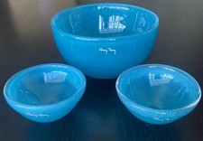 Henry Dean Glasschalen in blau
