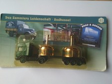 Hausbrauerei Brau und Bögen Chemnitz Scania SZ   1:87 mit 2 Sudkessel