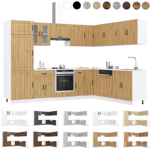 Tlg küchenschrank set - 14-tlg.,