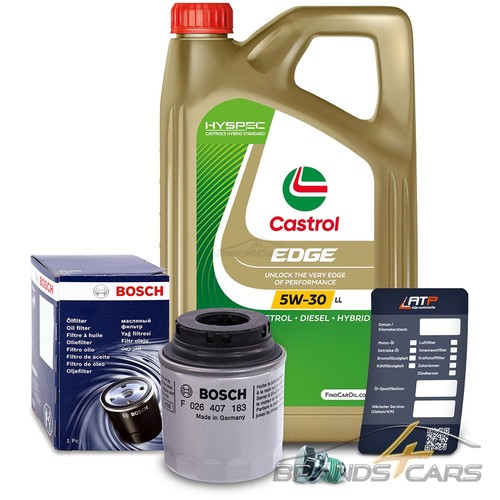 Bosch ölfilter castrol - bosch, Ölfilter+5l
