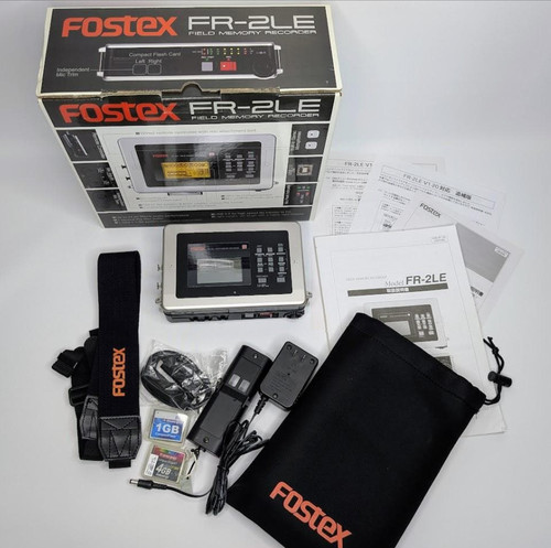 Fostex 2le field recorder - fostex, fr-2le