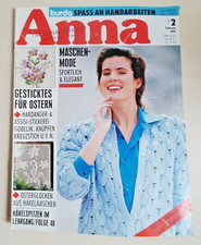 Handarbeitszeitschrift ANNA Burda 2-1991 - Rarität - Spaß an Handarbeiten