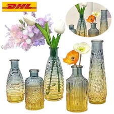 4er Vasenset Glasvasen Set