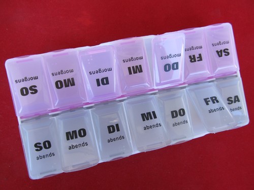Pillenbox medikamentenbox - pillenbox,