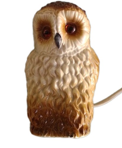 Alte lampe porzellan eule - lampe,
