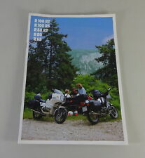Prospekt / Broschüre BMW Motorrad R 100 RT / RS / R 80 / RT / R 65 Stand 09/1988