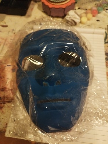 Maske fasching blau - fasching,