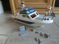 PLAYMOBIL Polizeiboot mit Zubehör