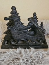 WEIHNACHTSMANN NIKOLAUS ? SERVIETTENHALTER GUSSEISEN