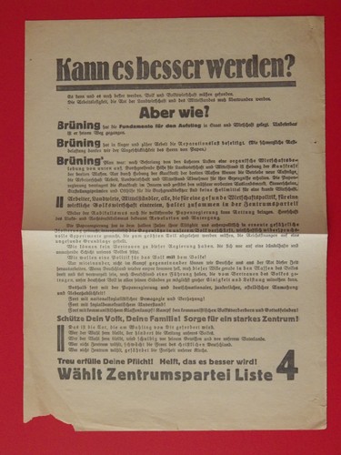 Alter wahlzettel flugblatt - alter,