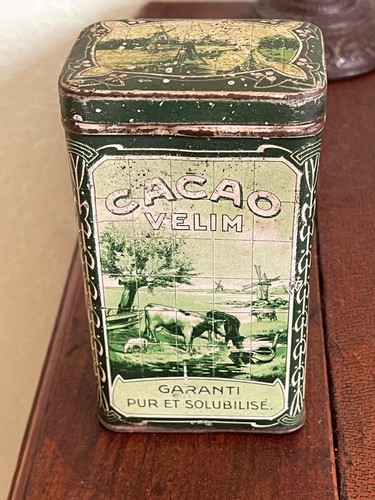 Alte cacao dose - cacao, lithographie